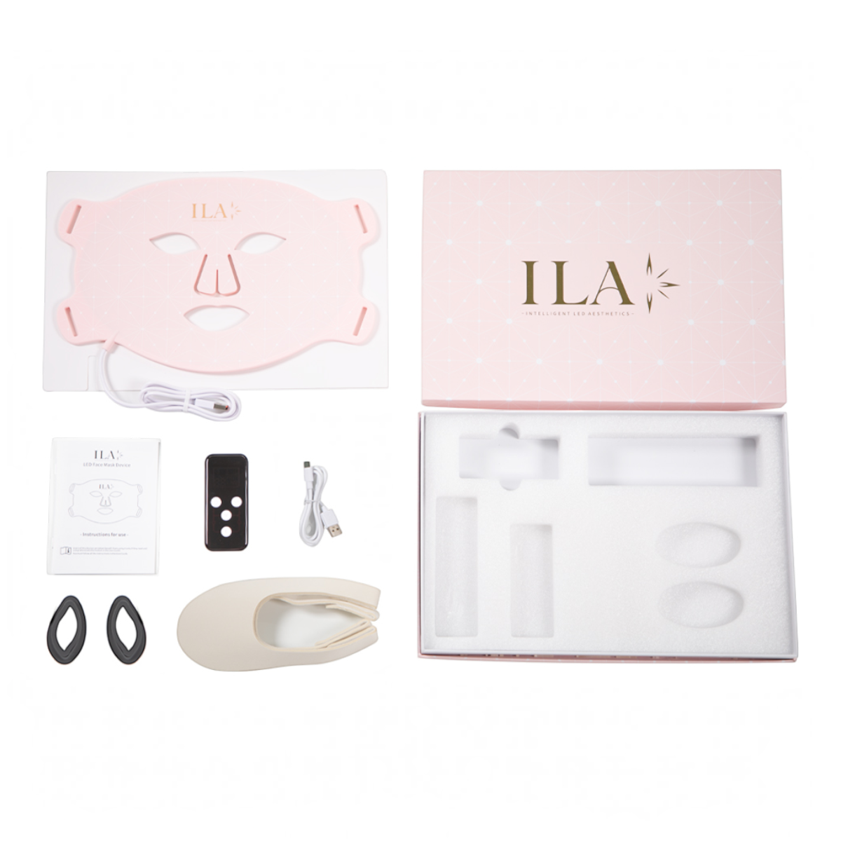 ILA LED FACE MASK - PINK